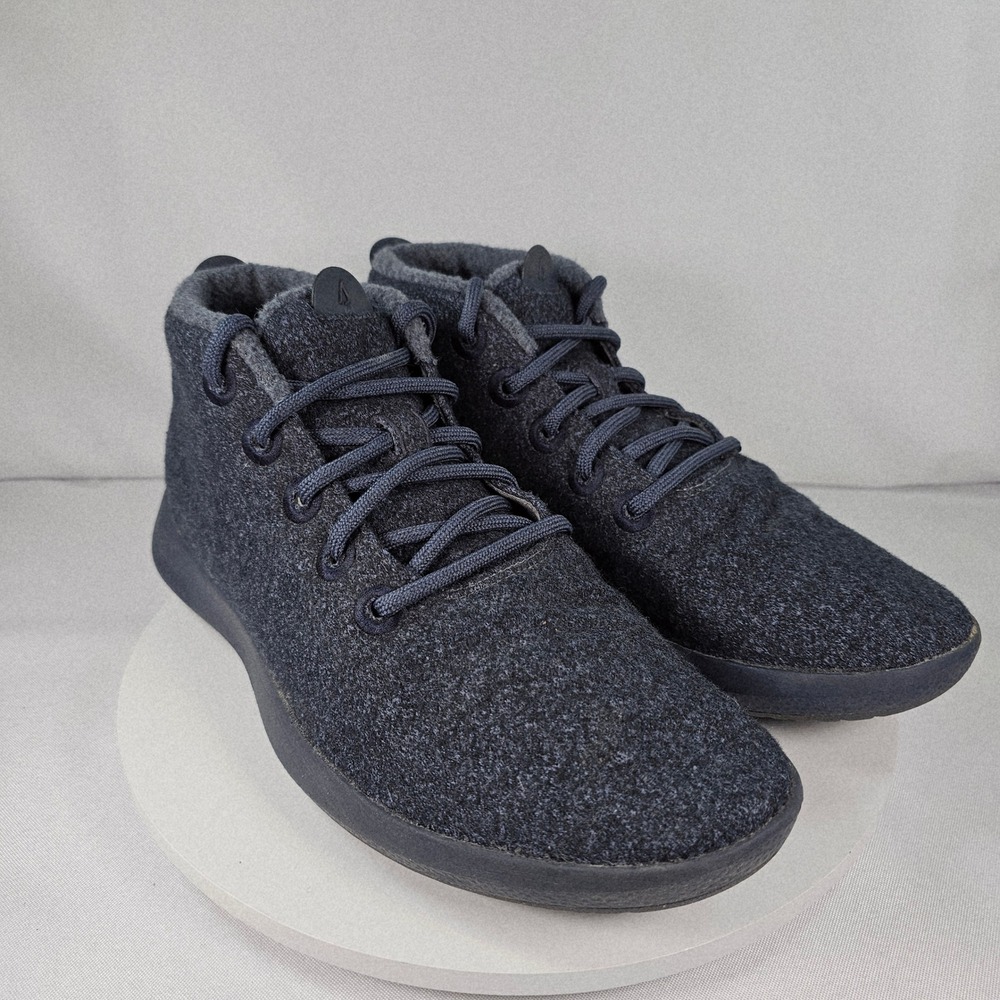 Allbirds Mizzle Wool Mid Top Shoes Men's Size 11‎ Navy Blue